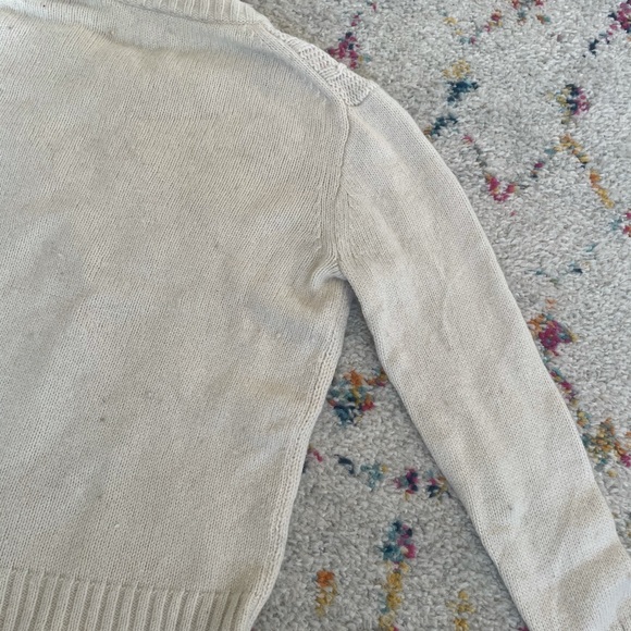 J Crew Cable Knit Crewneck Wool Sweater - Picture 7 of 8